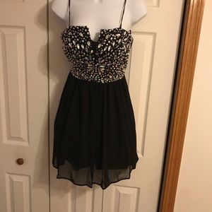Black cocktail dress